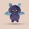 20 Inch Wide Soft Plush Hanging Bat Toy for Halloween Decor or Kids Room Display